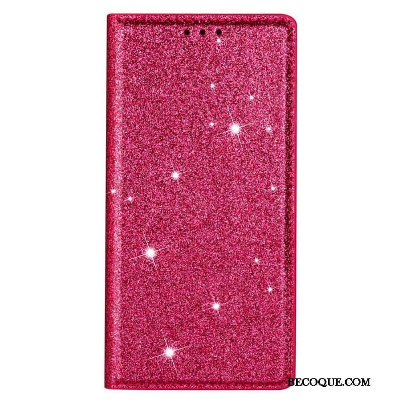 Etui Na Telefon do Samsung Galaxy S23 Plus 5G Etui Folio Cekinowy Styl