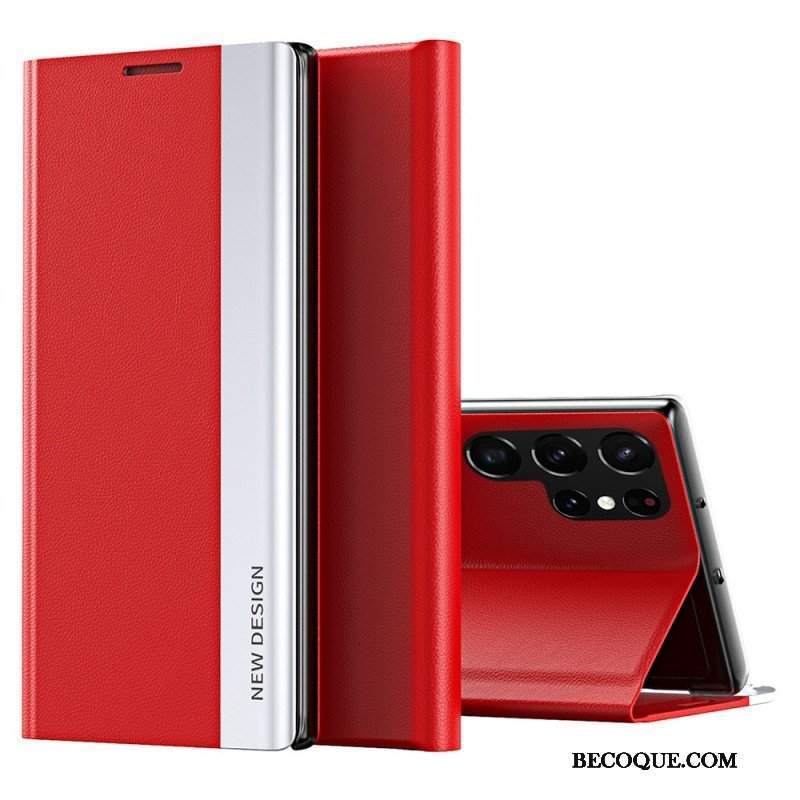 Etui Na Telefon do Samsung Galaxy S23 Ultra 5G Etui Folio Nowy Design