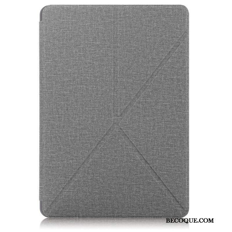 Etui Na Telefon do Samsung Galaxy Tab S7 FE Tekstura Tkaniny Origami