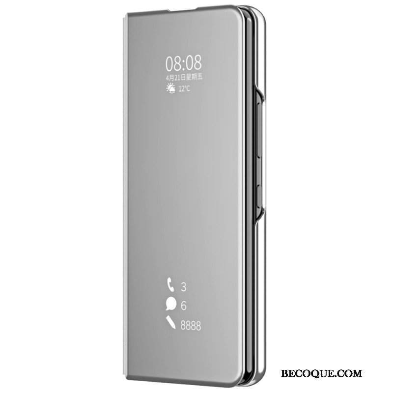 Etui Na Telefon do Samsung Galaxy Z Fold 4 Etui Folio Lustro I Przejrzystość