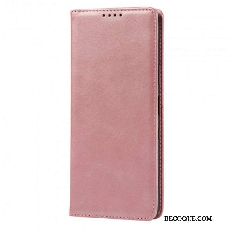 Etui Na Telefon do Sony Xperia 1 III Etui Folio Klasyczna Skóra Naturalna