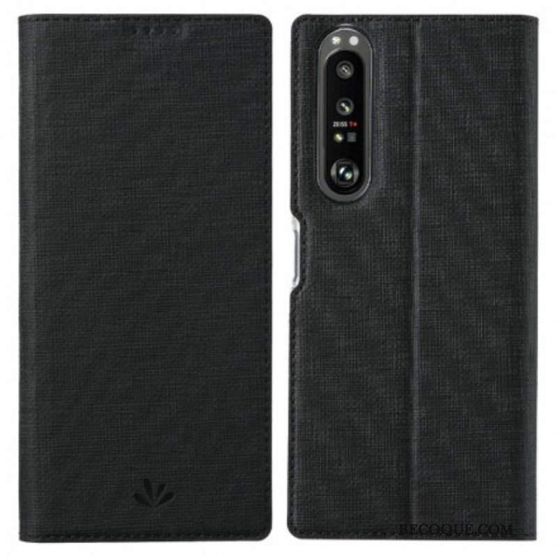 Etui Na Telefon do Sony Xperia 1 III Etui Folio Teksturowany Vili Dmx