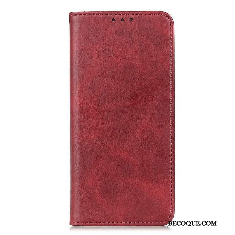 Etui Na Telefon do Sony Xperia 10 IV Etui Folio Dwoina Skóry