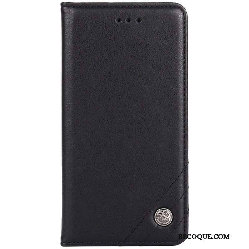 Etui Na Telefon do Sony Xperia 10 IV Etui Folio Ozdobny Nit Ze Sztucznej Skóry