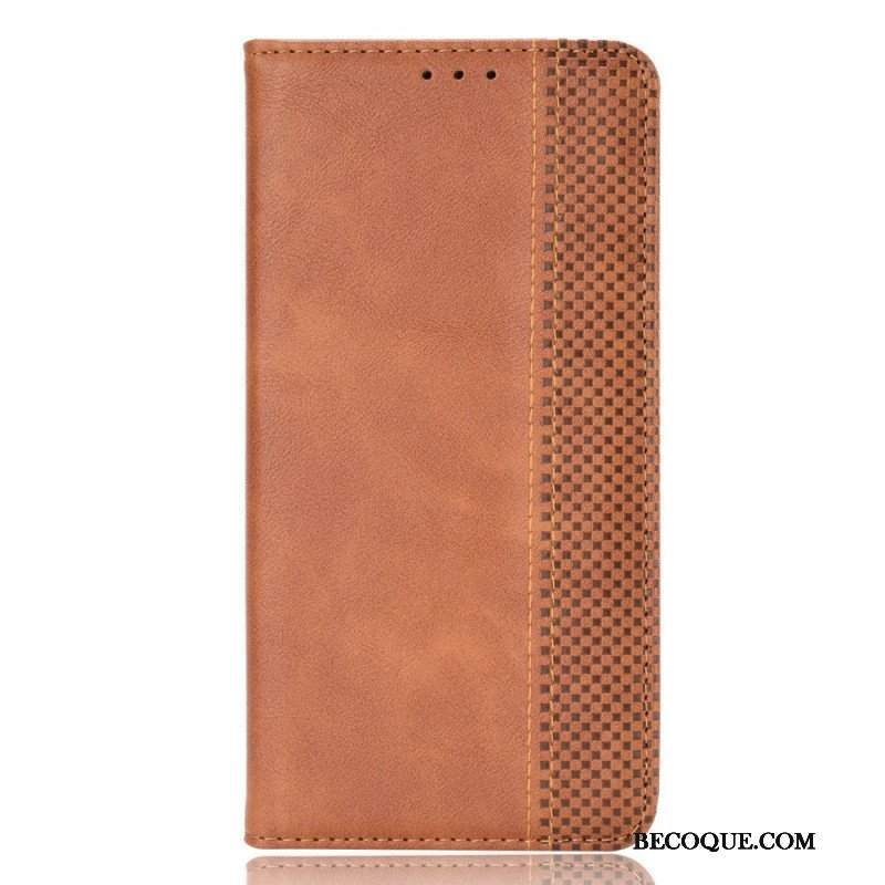 Etui Na Telefon do Sony Xperia 10 IV Etui Folio Stylizowany Skórzany Styl