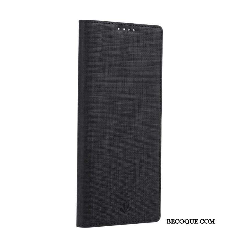 Etui Na Telefon do Sony Xperia 10 IV Etui Folio Vili Tekstura Tkaniny