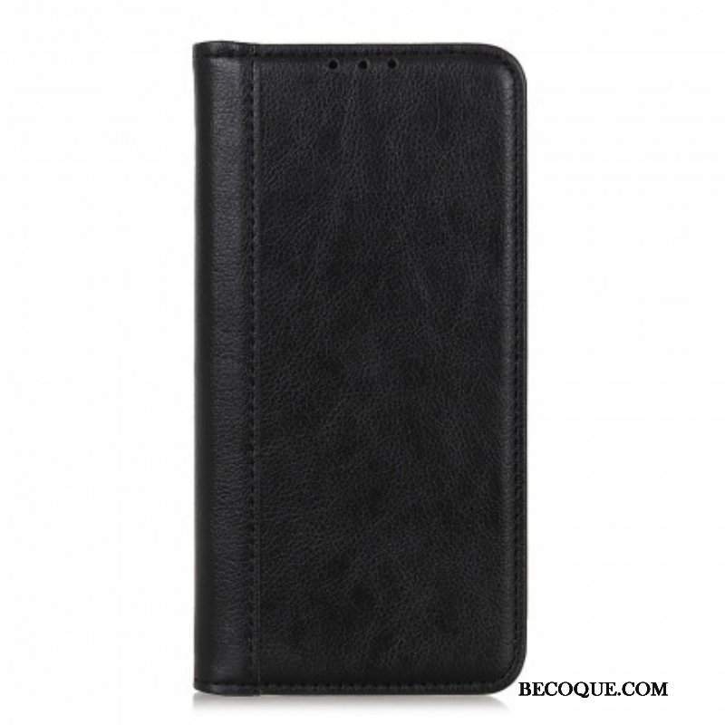 Etui Na Telefon do Sony Xperia 5 III Etui Folio Elegancka Dwoina Skóry Liczi