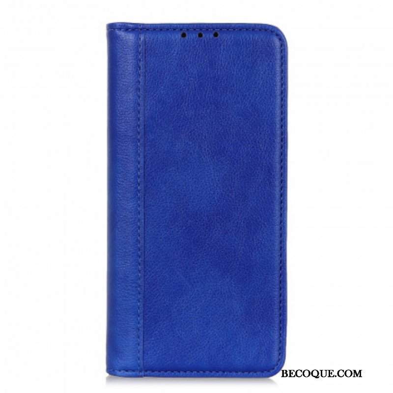 Etui Na Telefon do Sony Xperia 5 III Etui Folio Elegancka Dwoina Skóry Liczi