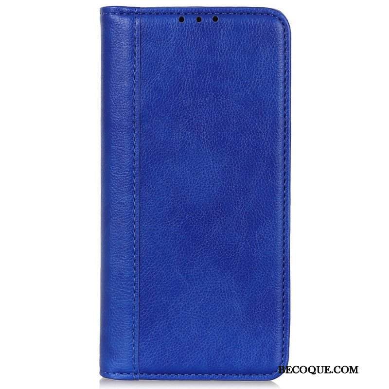 Etui Na Telefon do Sony Xperia Pro-I Etui Folio Elegancka Dwoina Skóry Liczi