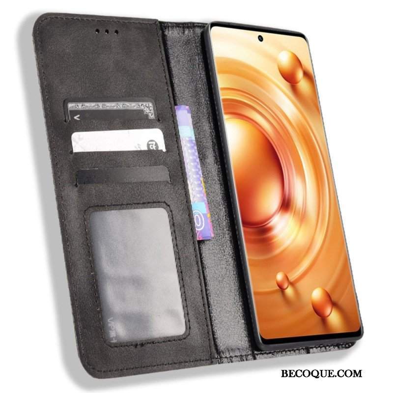 Etui Na Telefon do Vivo X80 Pro Etui Folio Stylizowany