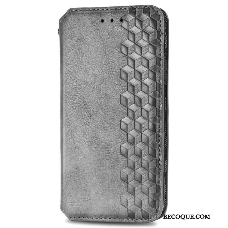 Etui Na Telefon do Xiaomi 12 / 12X Etui Folio Diamentowa Tekstura