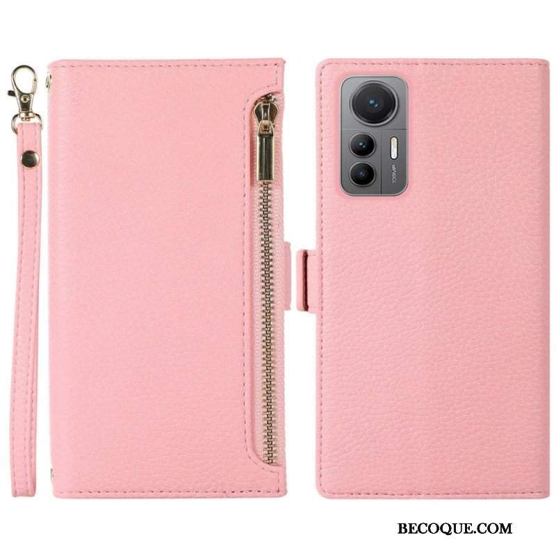 Etui Na Telefon do Xiaomi 12 Lite Etui Folio Przednia Kieszeń I Smycz