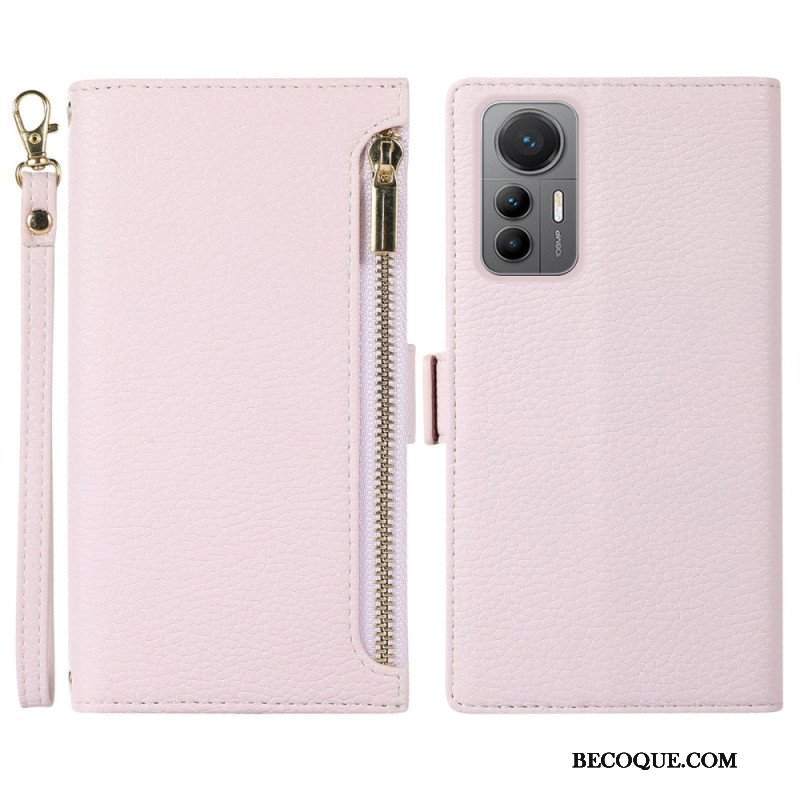 Etui Na Telefon do Xiaomi 12 Lite Etui Folio Przednia Kieszeń I Smycz