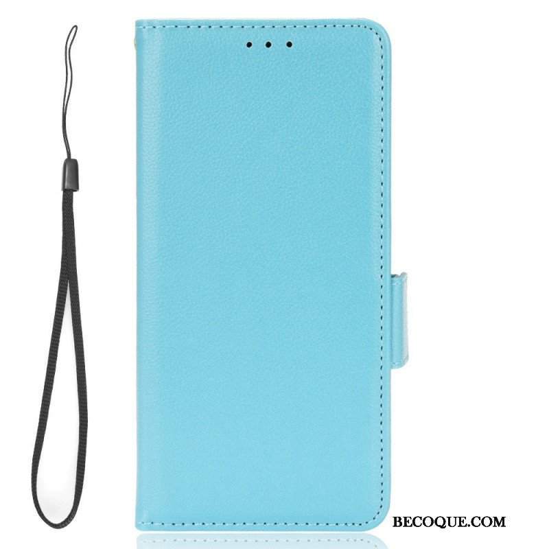 Etui Na Telefon do Xiaomi 12T / 12T Pro Etui Folio Efekt Skóry Z Paskiem