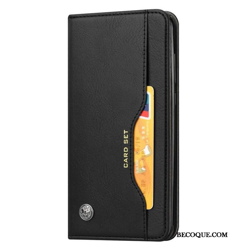 Etui Na Telefon do Xiaomi Redmi Note 10 / 10S Etui Folio Etui Na Karty Ze Sztucznej Skóry