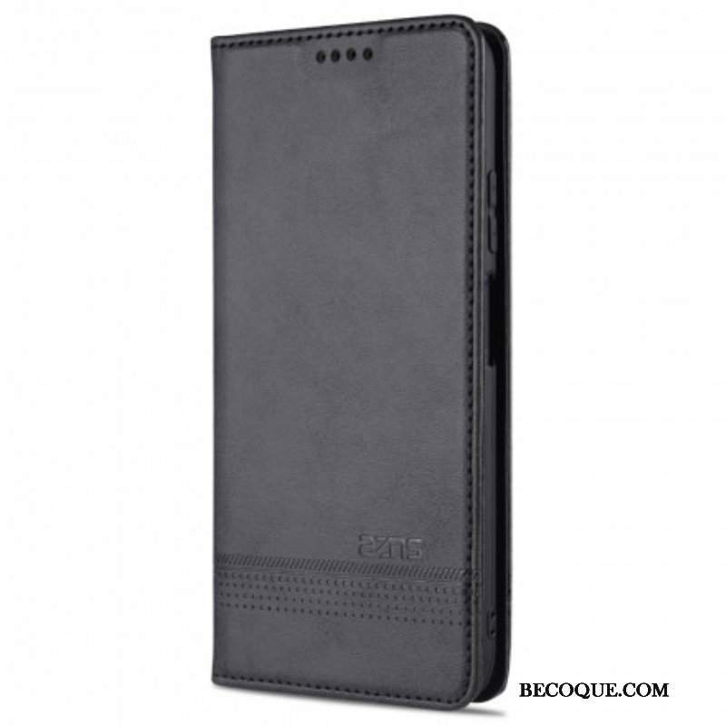 Etui Na Telefon do Xiaomi Redmi Note 10 / 10S Etui Folio Stylizacja Skóry Azns