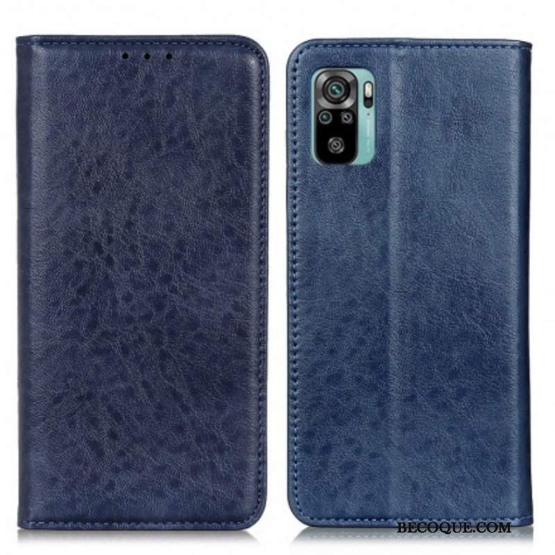 Etui Na Telefon do Xiaomi Redmi Note 10 / 10S Etui Folio Teksturowany Efekt Skóry