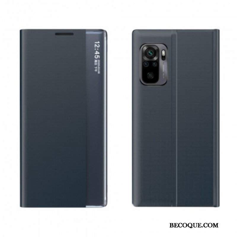 Etui Na Telefon do Xiaomi Redmi Note 10 / 10S Teksturowana Sztuczna Skóra