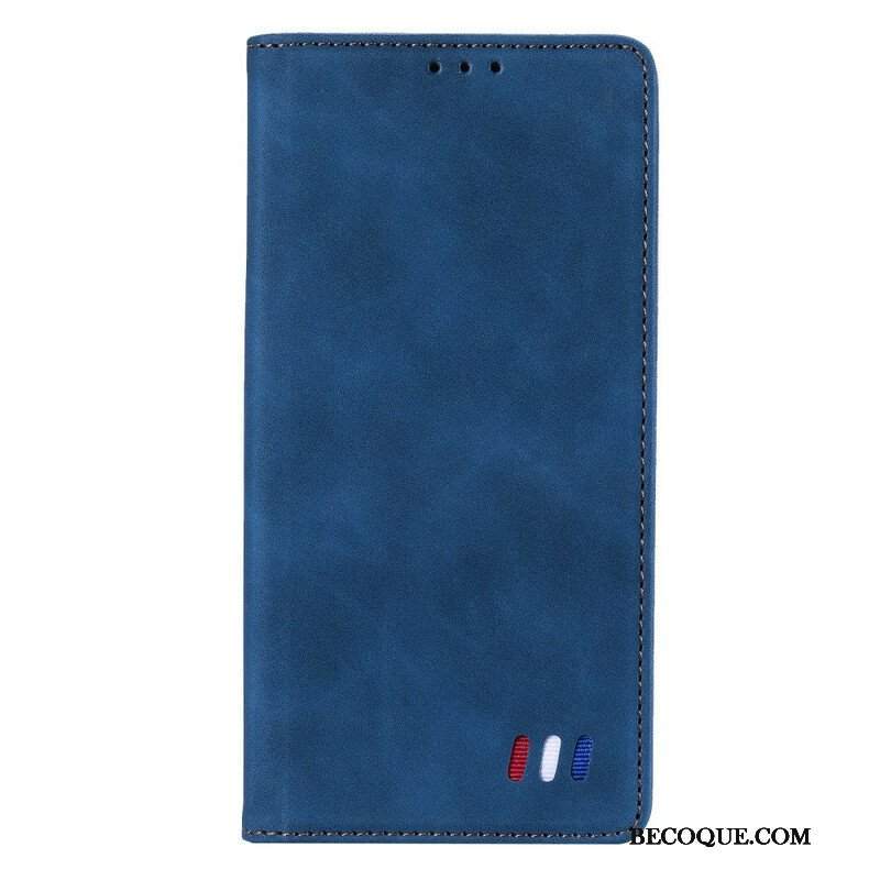 Etui Na Telefon do Xiaomi Redmi Note 10 5G Etui Folio Trójkolorowy Skórzany Styl