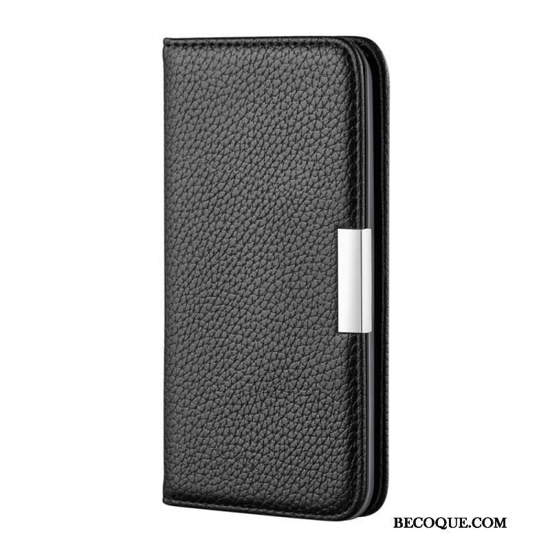 Etui Na Telefon do Xiaomi Redmi Note 10 Pro Etui Folio Liczi Ze Sztucznej Skóry Ultra Szykowny