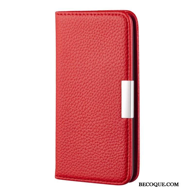 Etui Na Telefon do Xiaomi Redmi Note 10 Pro Etui Folio Liczi Ze Sztucznej Skóry Ultra Szykowny