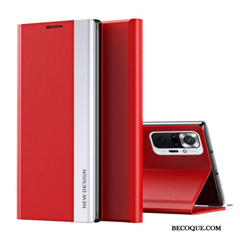 Etui Na Telefon do Xiaomi Redmi Note 10 Pro Etui Folio Nowy Design