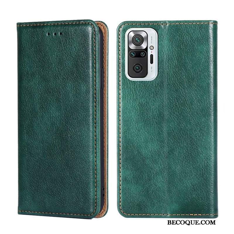 Etui Na Telefon do Xiaomi Redmi Note 10 Pro Etui Folio Skórzany Styl Vintage