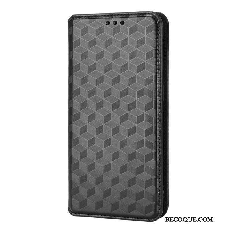 Etui Na Telefon do Xiaomi Redmi Note 11 / 11S Etui Folio Efekt Diamentowej Skóry 3d