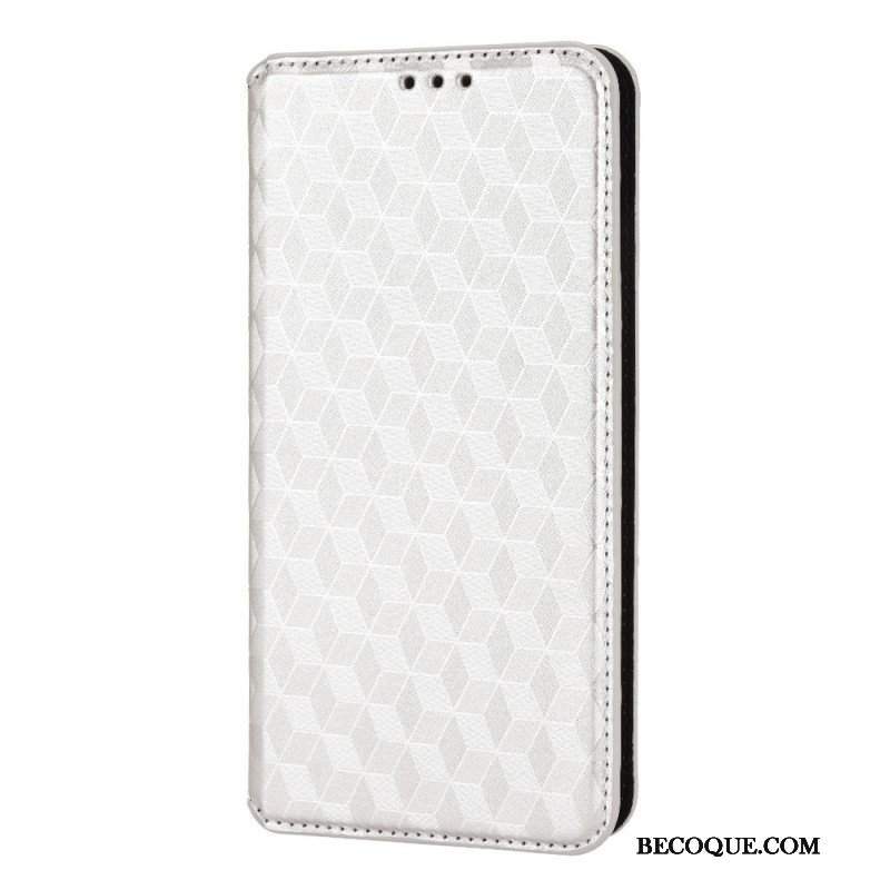 Etui Na Telefon do Xiaomi Redmi Note 11 / 11S Etui Folio Efekt Diamentowej Skóry 3d