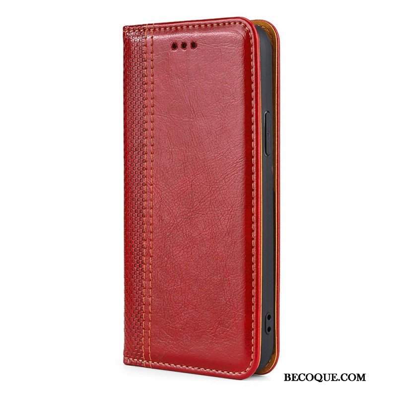 Etui Na Telefon do Xiaomi Redmi Note 11 Pro / 11 Pro 5G Etui Folio Teksturowany Efekt Skóry