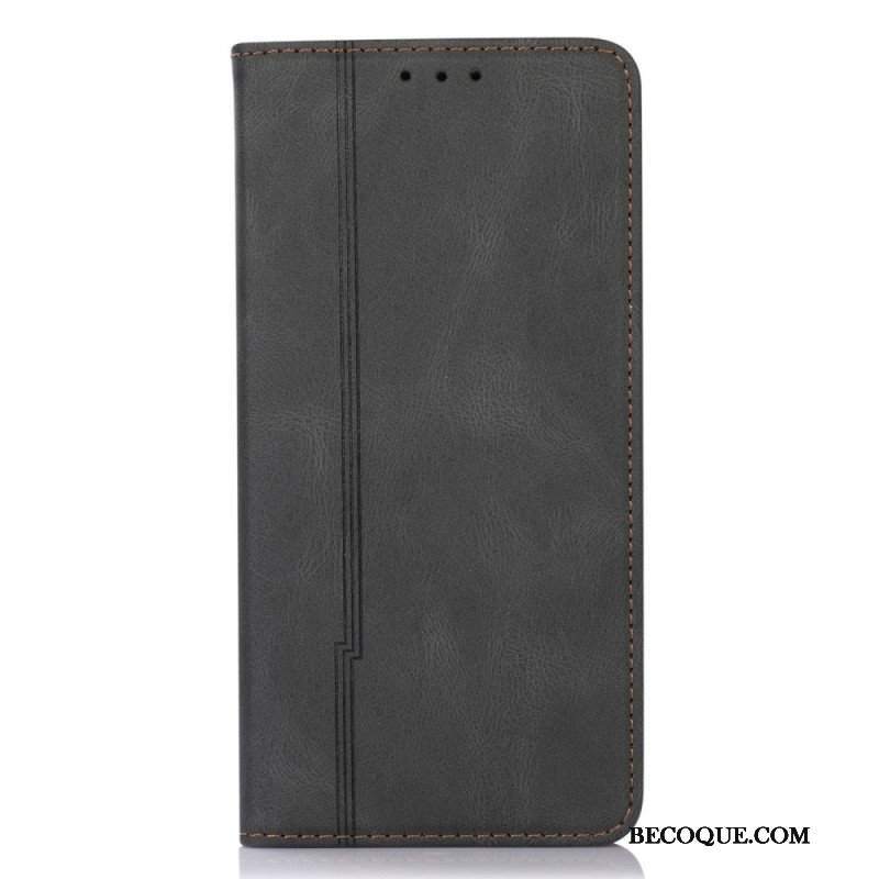 Etui Na Telefon do Xiaomi Redmi Note 11 Pro Plus 5G Etui Folio Stylowa Skórzana Linia