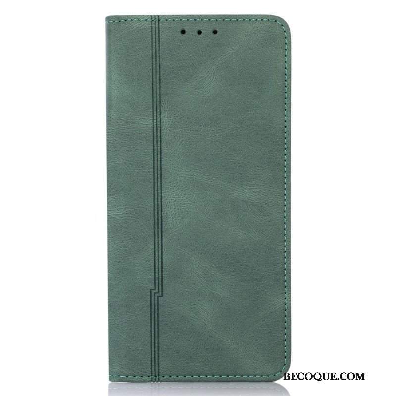 Etui Na Telefon do Xiaomi Redmi Note 11 Pro Plus 5G Etui Folio Stylowa Skórzana Linia