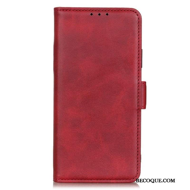 Etui Na Telefon do Xiaomi Redmi Note 12 4G Etui Folio Elegancka Dwoina Skórzana