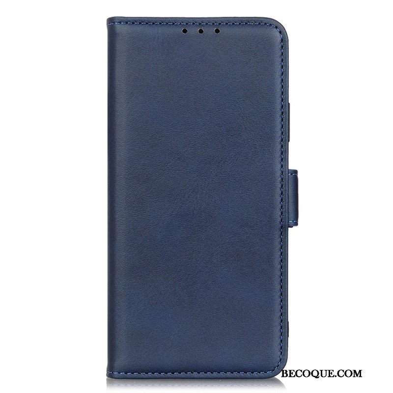 Etui Na Telefon do Xiaomi Redmi Note 12 4G Etui Folio Elegancka Dwoina Skórzana