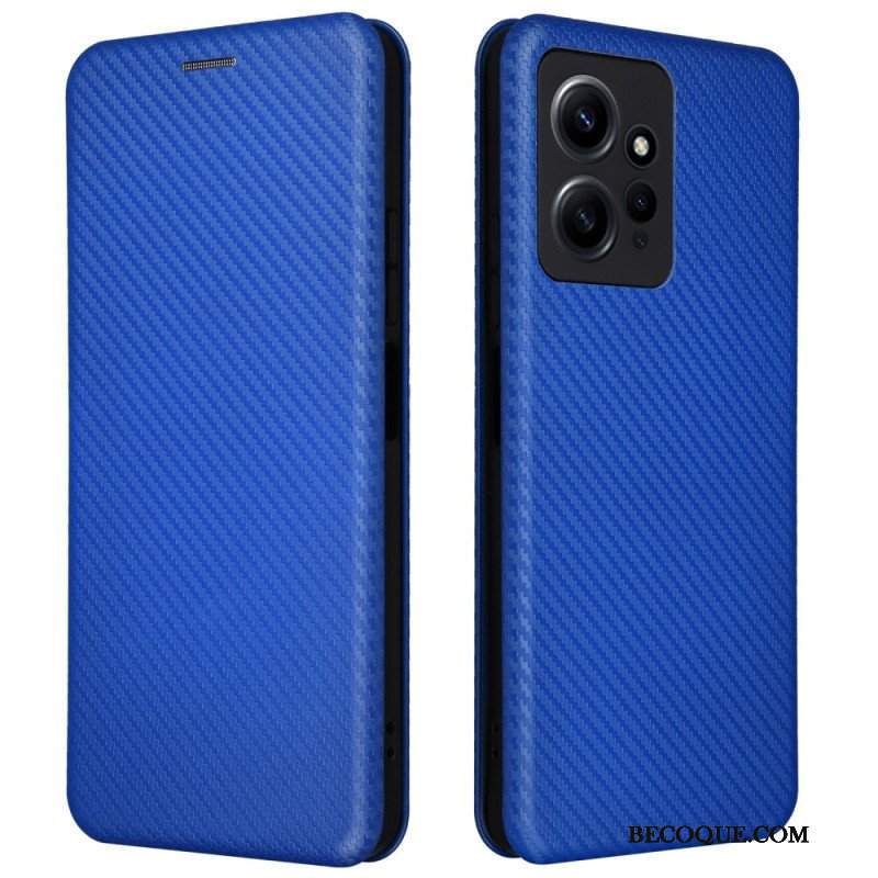 Etui Na Telefon do Xiaomi Redmi Note 12 4G Etui Folio Włókno Węglowe