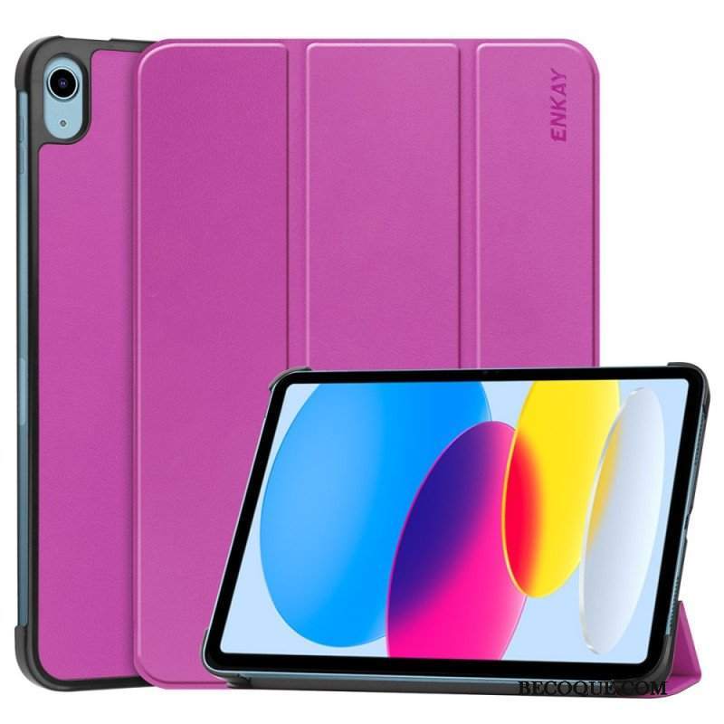 Etui Na Telefon do iPad 10.9" (2022) Sztuczna Skóra Enkay