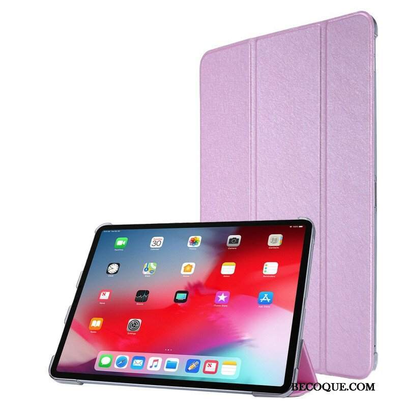 Etui Na Telefon do iPad Pro 12.9" (2022) Jedwabna Tekstura Sztucznej Skóry