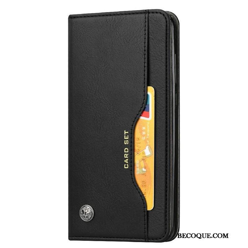 Etui Na Telefon do iPhone 13 Mini Etui Folio Etui Na Karty Ze Sztucznej Skóry