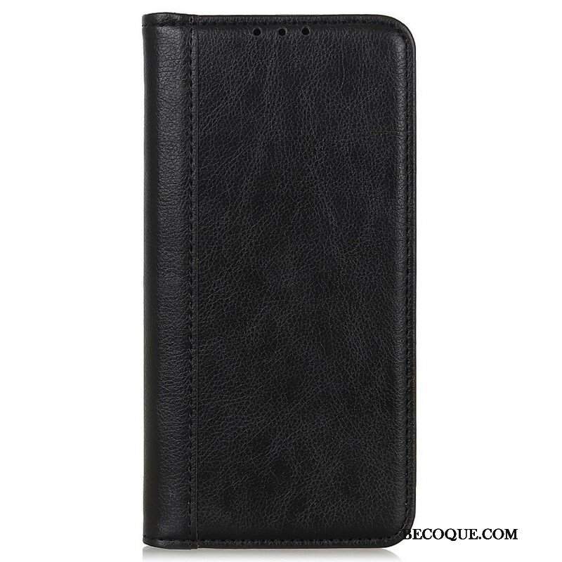 Etui Na Telefon do iPhone 13 Pro Max Etui Folio Kolorowa Wersja Skóry Dwoinowej