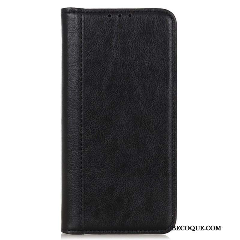 Etui Na Telefon do iPhone 14 Etui Folio Stylowa Skóra Dwoinowa