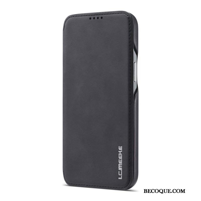 Etui Na Telefon do iPhone 15 Plus Etui Folio Imitacja Skóry Lc.imeeke