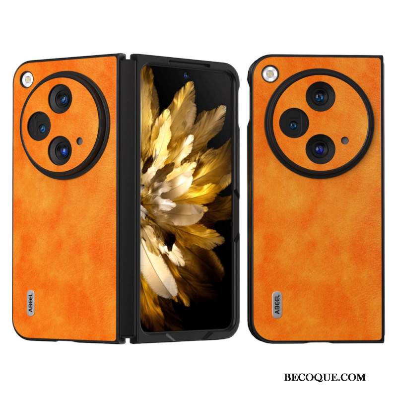 Etui Oneplus Open Efekt Skóry Abeela Litchi Etui Ochronne