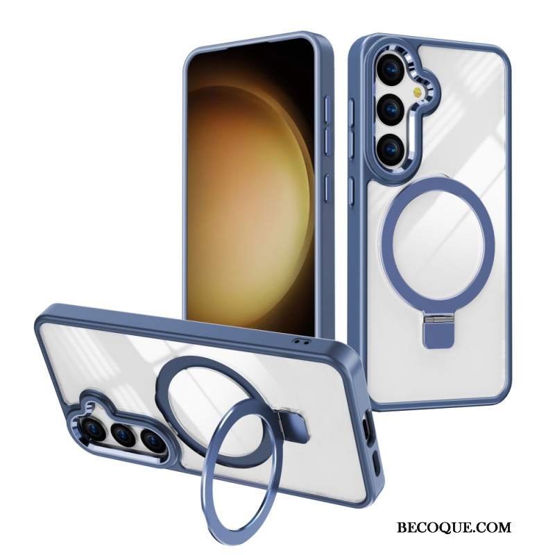 Etui Samsung Galaxy S24 5g Kompatybilny Z Przezroczystym Magsafe Etui Ochronne