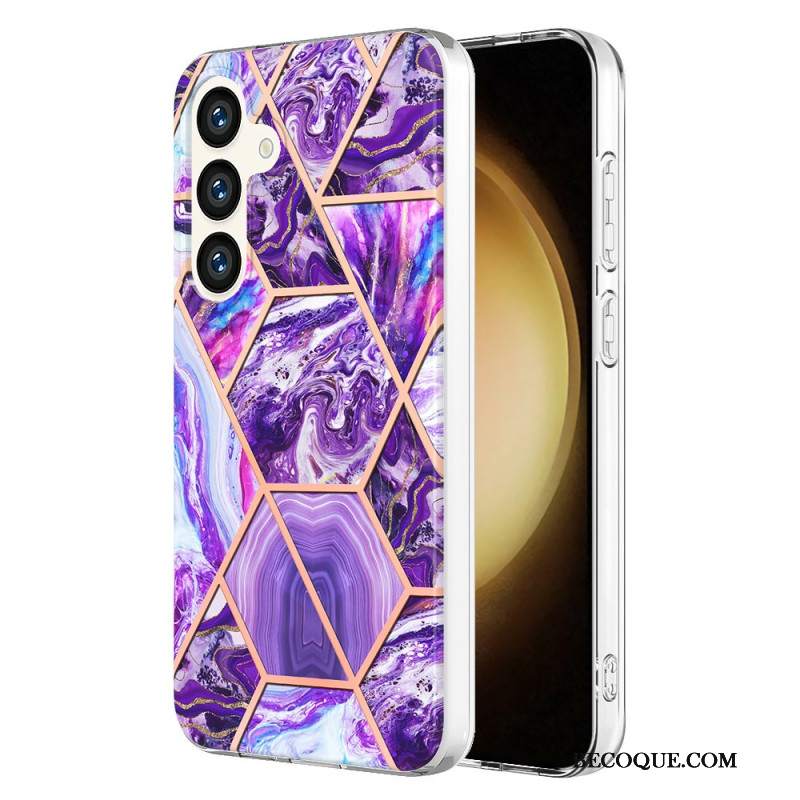 Etui Samsung Galaxy S24 5g Marmur Geometryczny