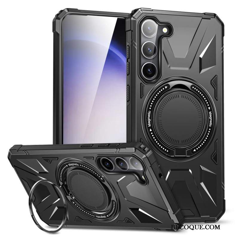 Etui Samsung Galaxy S24 5g Metalowy Uchwyt Pierścieniowy Zgodny Z Magsafe Etui Ochronne