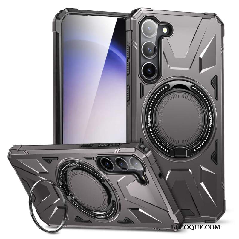 Etui Samsung Galaxy S24 5g Metalowy Uchwyt Pierścieniowy Zgodny Z Magsafe Etui Ochronne