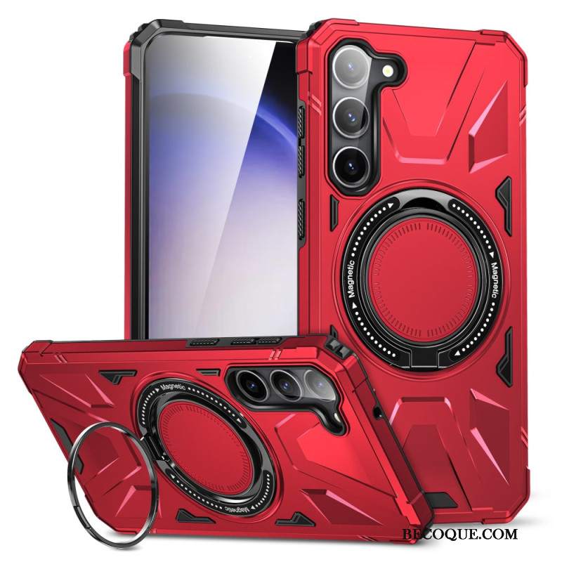 Etui Samsung Galaxy S24 5g Metalowy Uchwyt Pierścieniowy Zgodny Z Magsafe Etui Ochronne