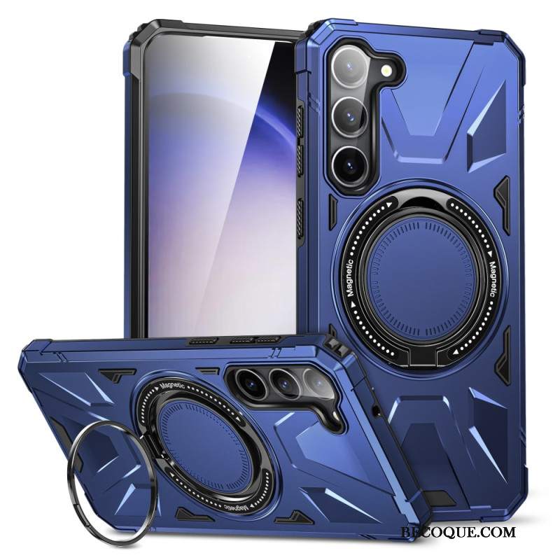 Etui Samsung Galaxy S24 5g Metalowy Uchwyt Pierścieniowy Zgodny Z Magsafe Etui Ochronne