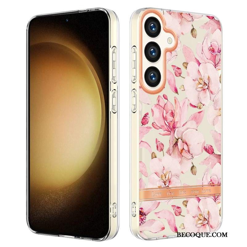 Etui Samsung Galaxy S24 5g Seria Kwiatowa