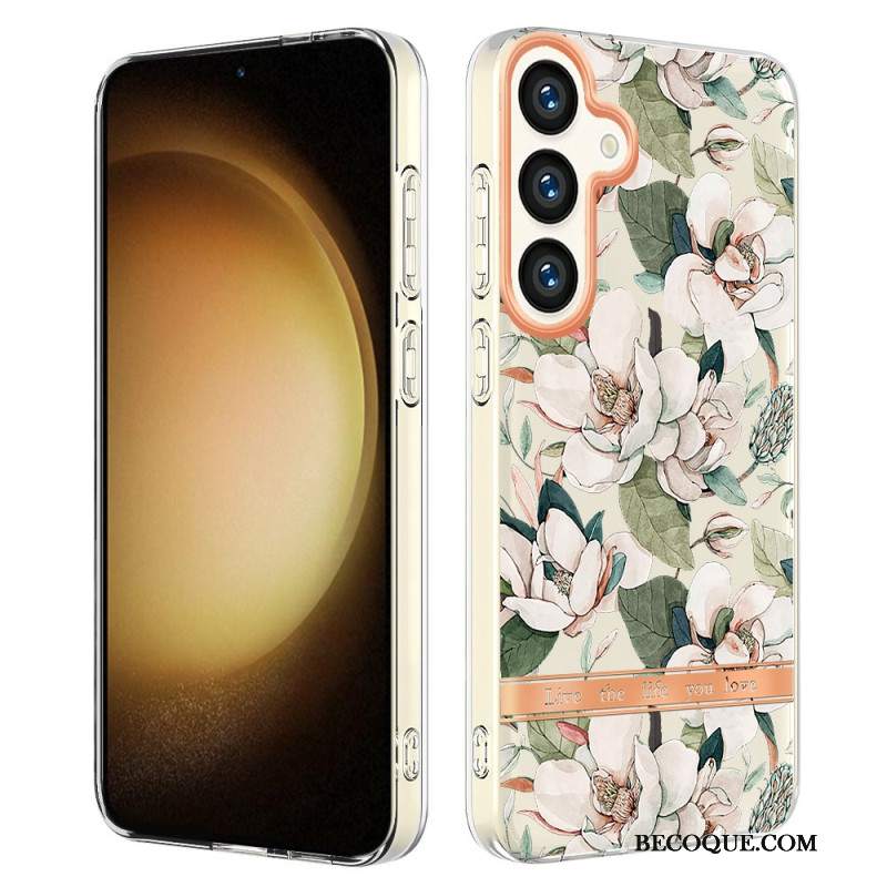 Etui Samsung Galaxy S24 5g Seria Kwiatowa
